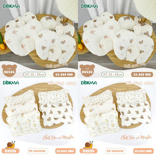 Gối xô lõm chống bẹt đầu cho bé