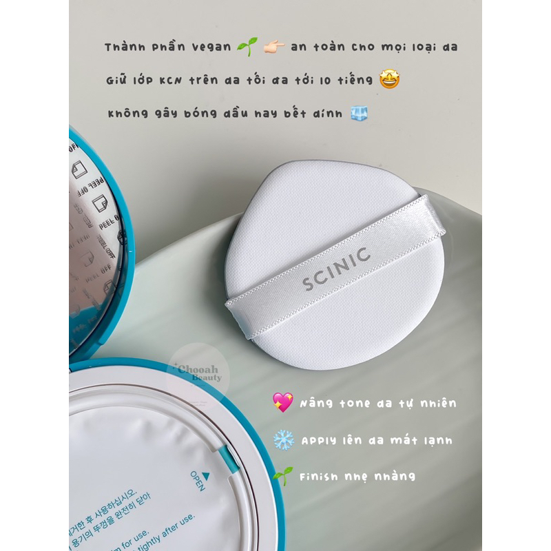 🌱❄️ Phấn nước chống nắng SCINIC Enjoy All Round Airy Sun Cushion EX SPF50+ PA++++ 25g ❄️🌱