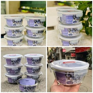 Thố Lock and Lock thủy tinh tròn 950ml LLG861