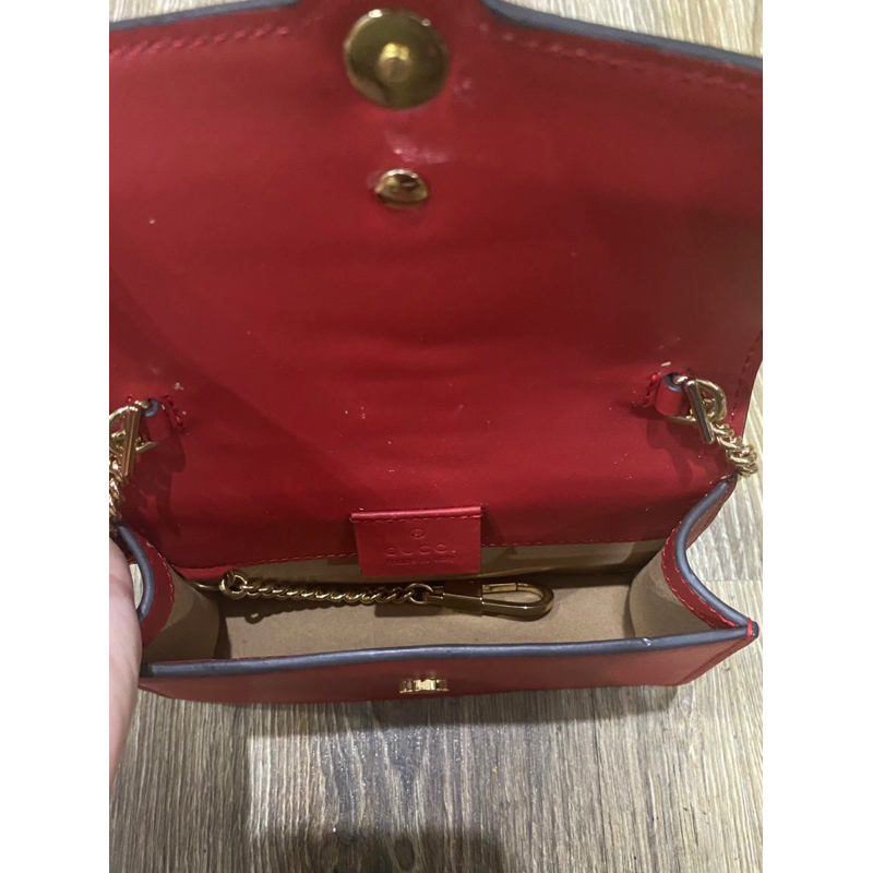 Túi đeo vai mini GC đỏ