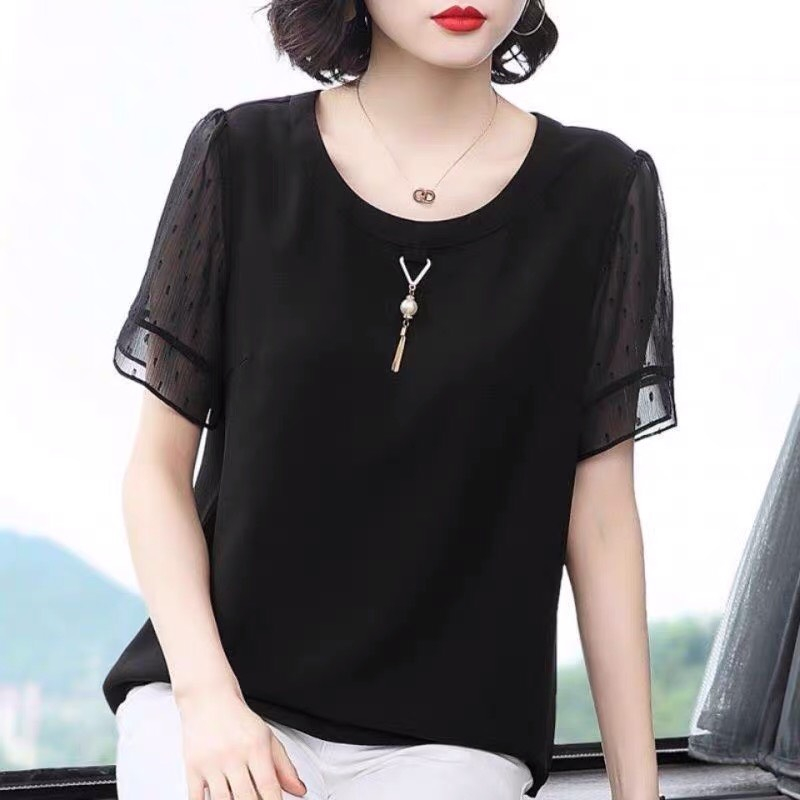 Áo Phông Trung Niên Nữ Quà Cho Mẹ Trung Niên U50 Thời Trang Trung Niên Như Thủy Le072