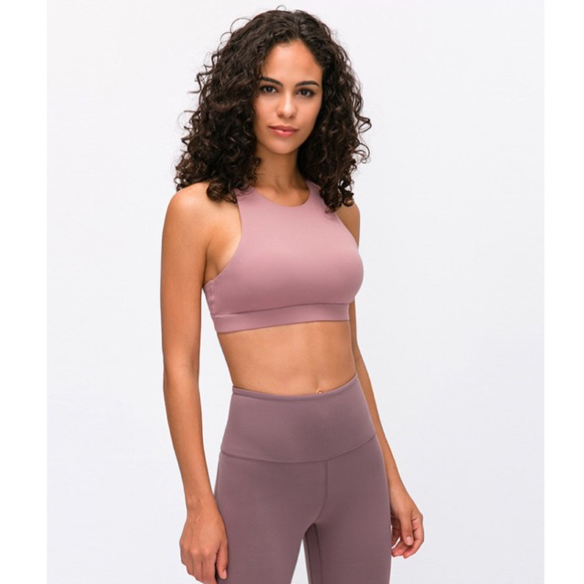 Áo Energy Bra High Neck lulu hàng vợt sale dư