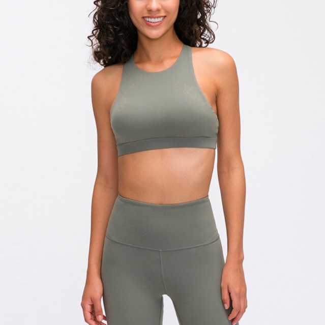Áo Energy Bra High Neck lulu hàng vợt sale dư