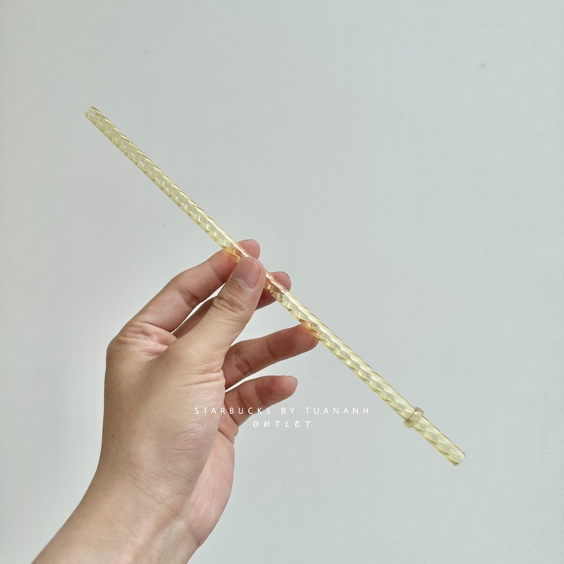 Set Nắp Và Ống Hút Ly Starbucks Studded Chrome Gold 710ml
