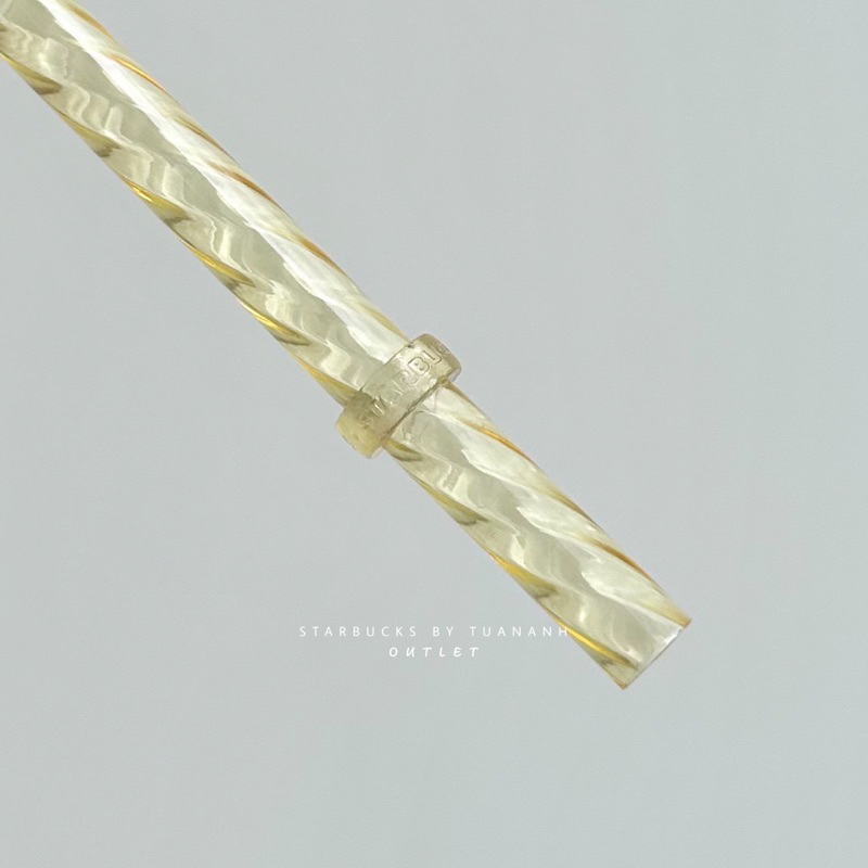 Set Nắp Và Ống Hút Ly Starbucks Studded Chrome Gold 710ml