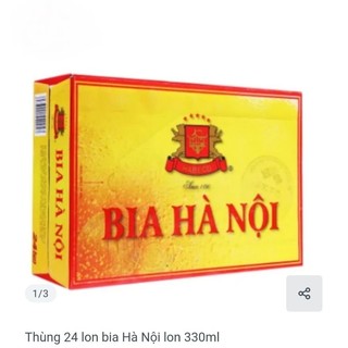 Thùng 24 lon bia HN lon 330ml