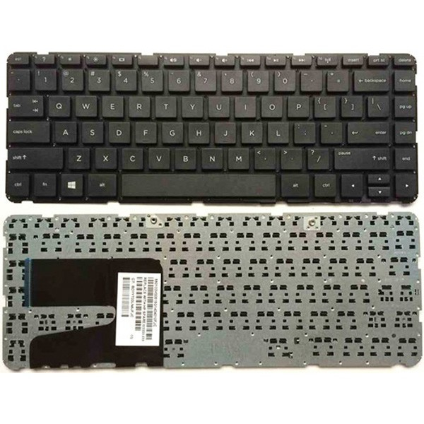 Bàn phím HP Pavilion 14N, 14-N, 14E, 14-E, 14R, 14-R, 14G, 14-G (Màu Đen) Có Khung