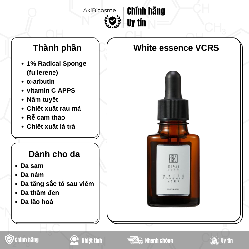 Serum KISO White Essence V C R S