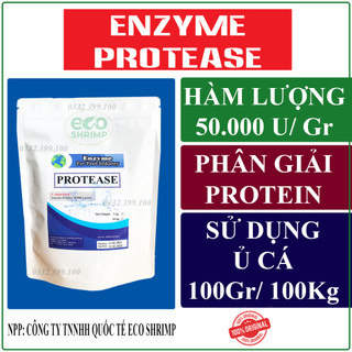 Gói 1 kg enzyme protease ủ phân cá - ủ đạm nành - protease đậm đặc