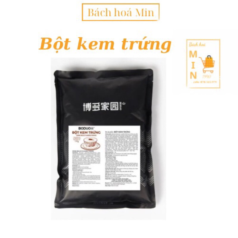 Bột kem trứng Boduo gói 1kg (date mới)