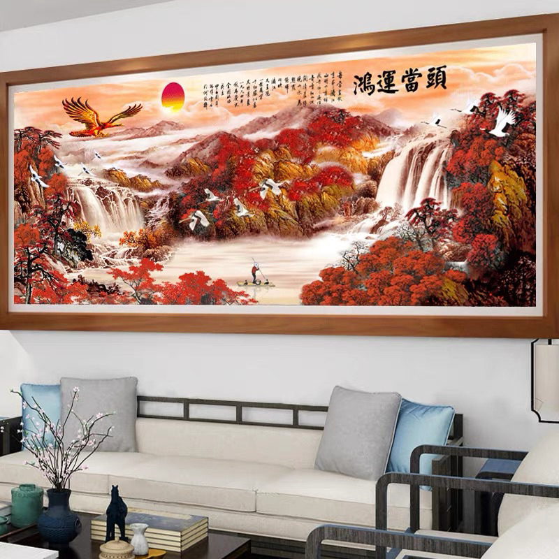 Tranh thêu 190*80CM 11CT