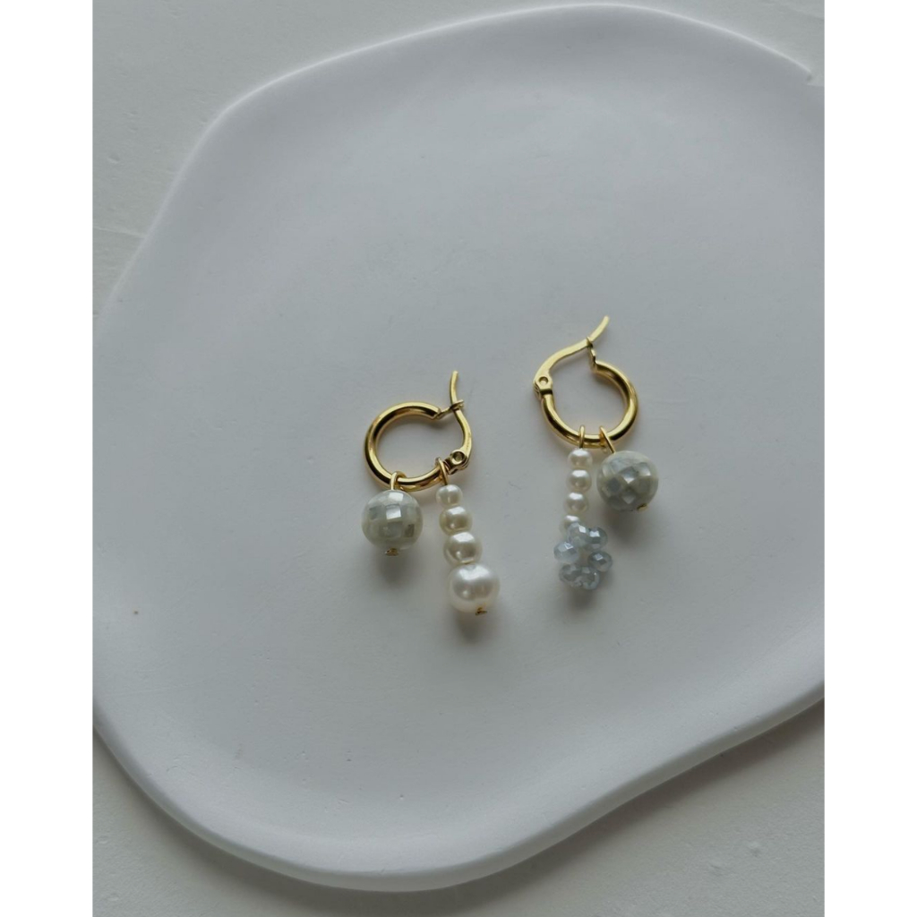 Eileen Earring | Khuyên tai Bông Tai Khuyên Tròn Phong Cách Hàn Quốc