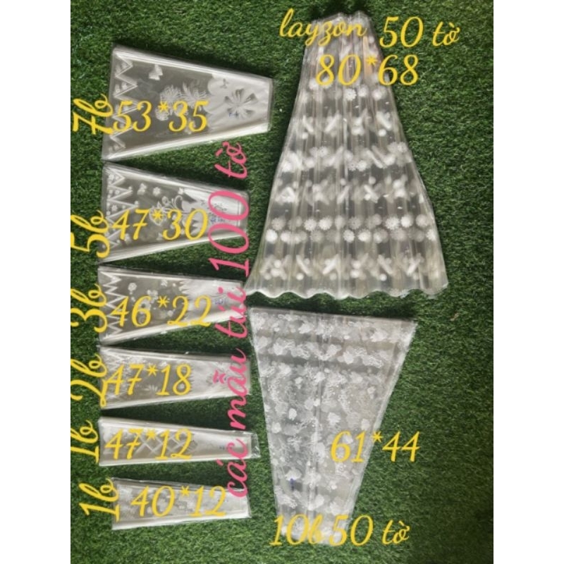 TÚI ĐỰNG HOA 3 BÔNG. 47K/ XẤP 100 TÚI