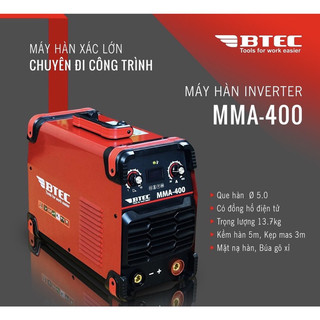Máy hàn chuyên que 5.0mm btec mma-400