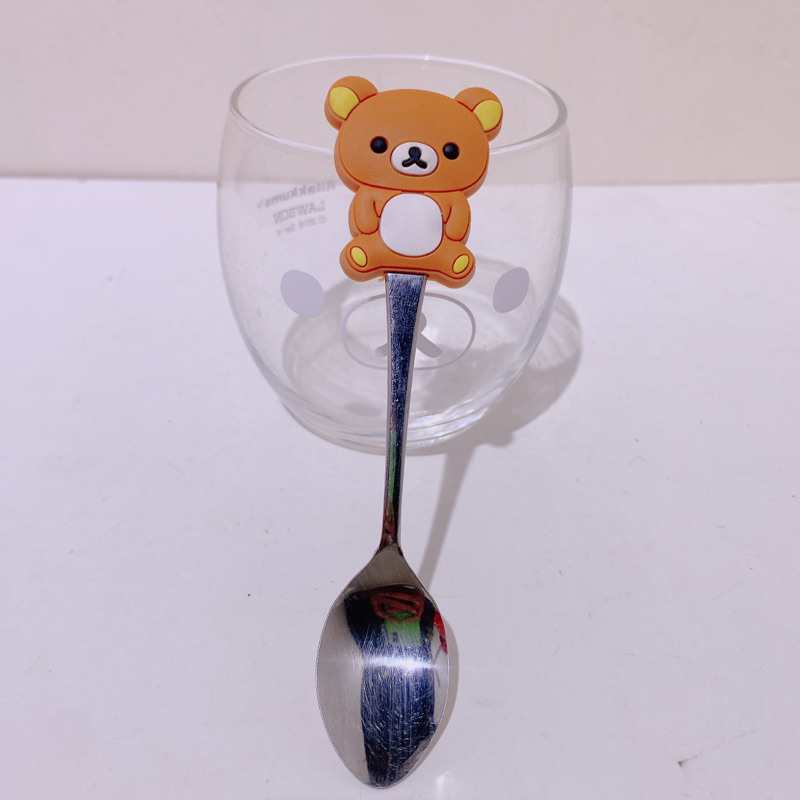 Thìa muỗng gấu rilakkuma chính hãng sanx thép không rỉ