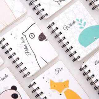 Sổ xoắn cầm tay hình cute