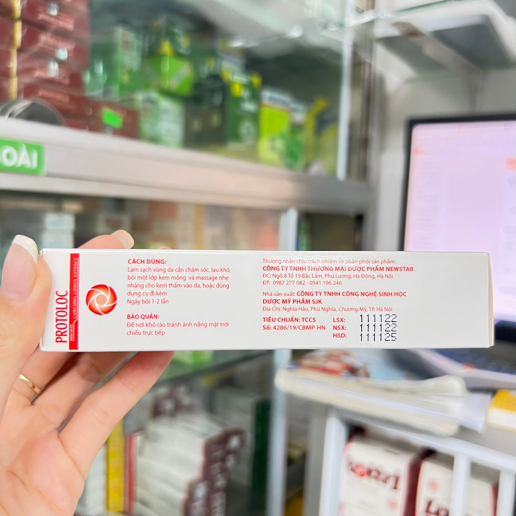 Protoloc 20g - Giúp làm giảm rát da, nứt nẻ da, ngứa hậu môn , trĩ ...