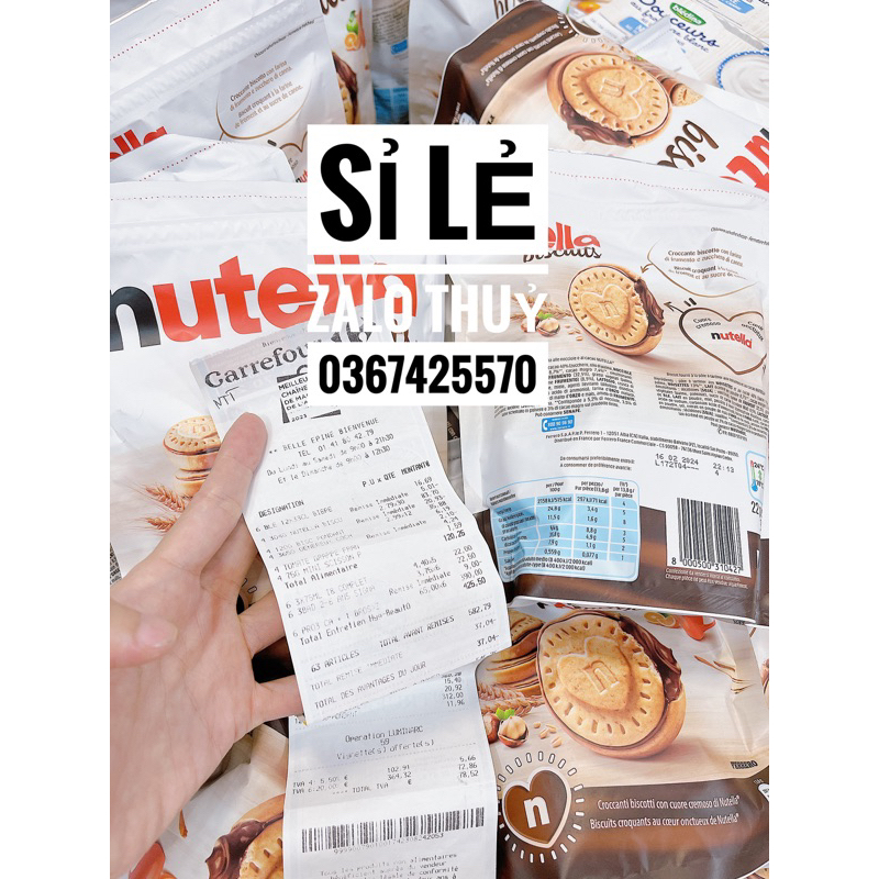 Bánh quy Nutella nhân hạt phỉ