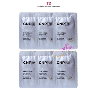 Cnp skin screen all mastee sunblock ex gói sample kem chống nắng cnp rx