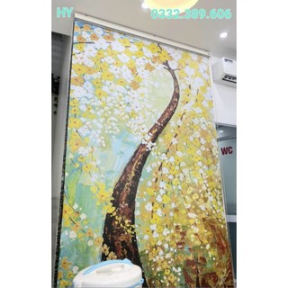 Rèm cuốn in tranh Hàn Quốc; Rèm trang trí! (Đơn giá tính theo m2, kích thước và mẫu mã làm theo yêu cầu).