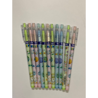 12 cây bút gel mực tím/ xanh gp-03 dành cho học sinh