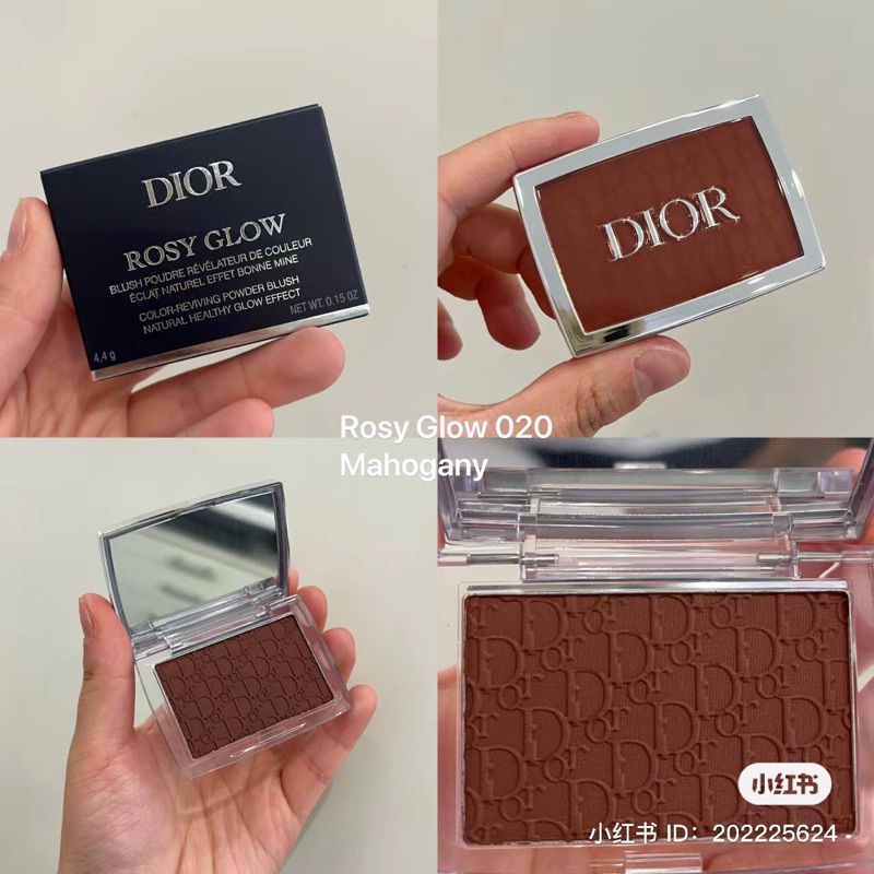 Phấn má hồng Dior Rosy Glow màu 004 001 012 015 020 006