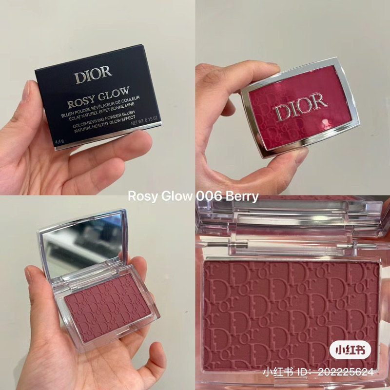 Phấn má hồng Dior Rosy Glow màu 004 001 012 015 020 006