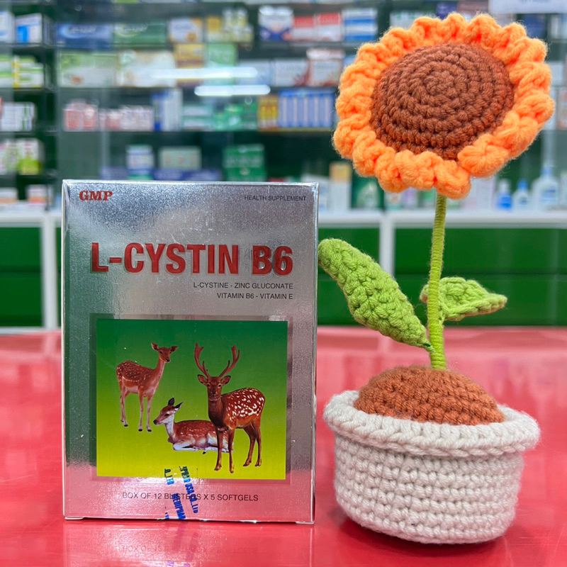 VIÊN UỐNG L-cystin B6 - GIẢM RỤNG TÓC- ĐẸP DA- KHOẺ MÓNG(60viên
