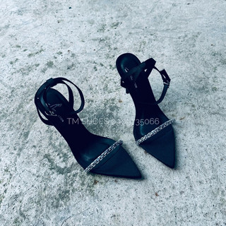 sandal quai đá mũi nhọn cao 9-10 cm