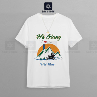 Áo thun du lịch Hà Giang mẫu shop thiết kế