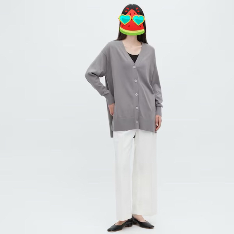 Áo len cadigan Uni qlo