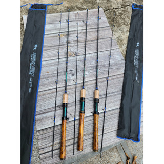 Cần lure ul cán gỗ cao cấp bright night - kill leuel