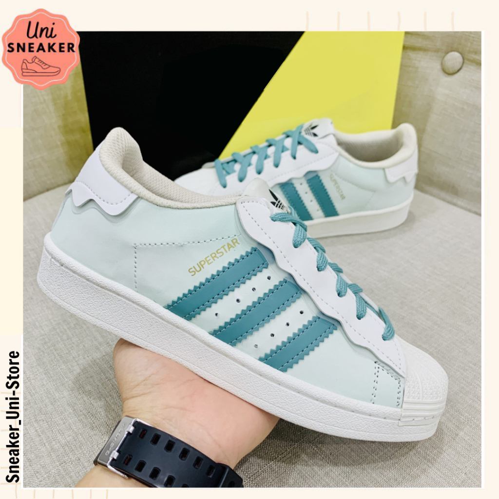 Giày Adidas_ Sò Nam Nữ, Giày Adidas_Superstar Mũi Sò 3 Màu Full Box Bill