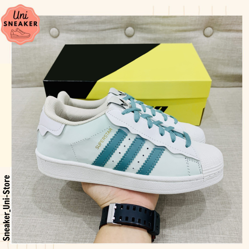 Giày Adidas_ Sò Nam Nữ, Giày Adidas_Superstar Mũi Sò 3 Màu Full Box Bill