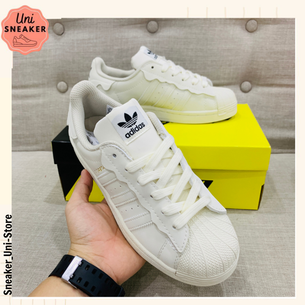 Giày Adidas_ Sò Nam Nữ, Giày Adidas_Superstar Mũi Sò 3 Màu Full Box Bill