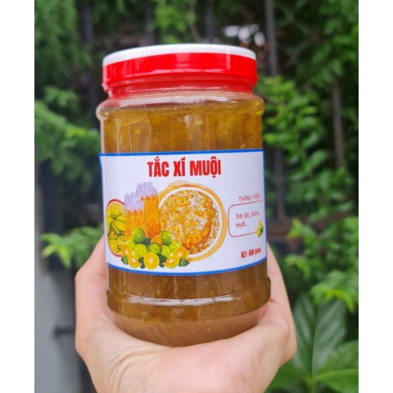Tắc xí muội hộp 550g chất đậm đặc uống thanh mát