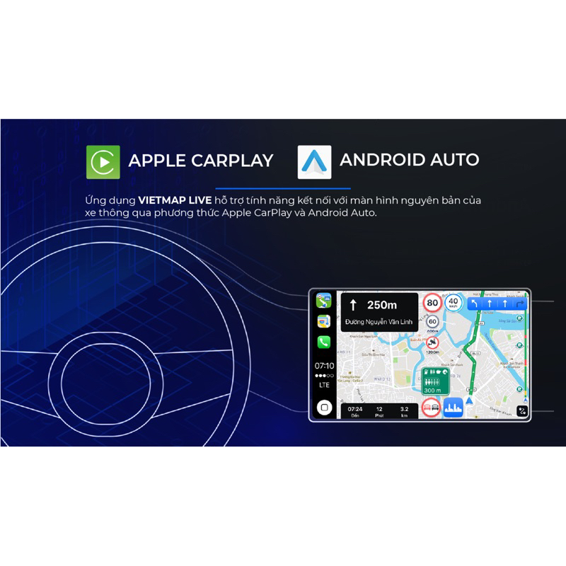 Vietmap Live dẫn đường cho oto có đầy đủ cảnh báo giao thông