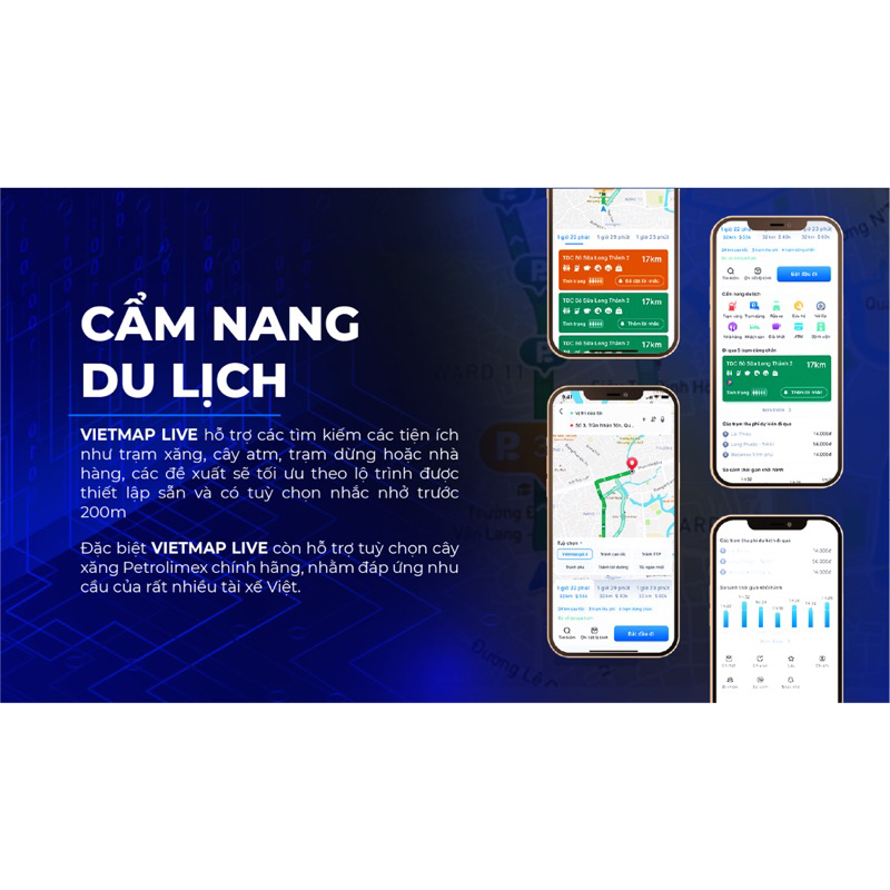 Vietmap Live dẫn đường cho oto có đầy đủ cảnh báo giao thông