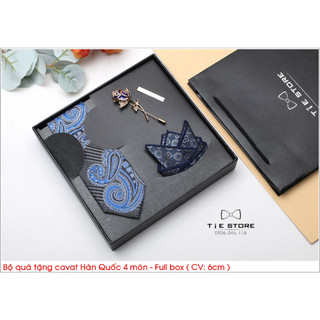 Bộ cà vạt nam cao cấp full box - 5564