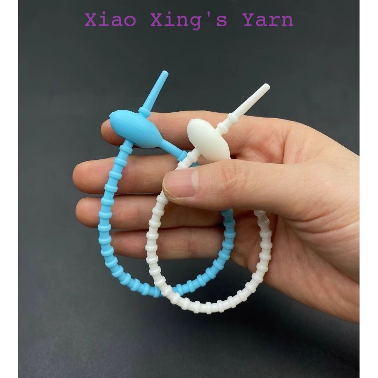 Dây silicon dùng làm móc khoá - Cuộn dây cáp đa năng nhiều màu sắc | Xiaoxingyarn