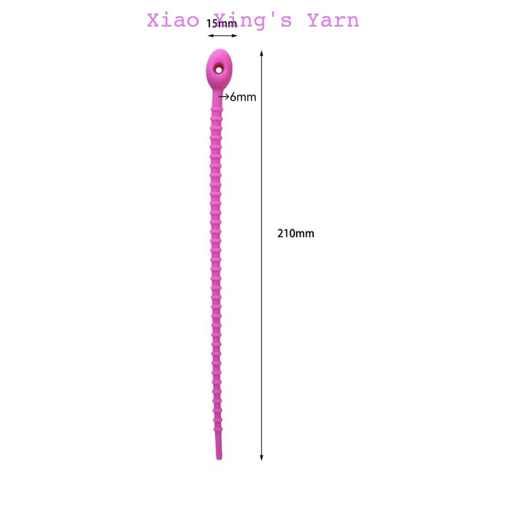 Dây silicon dùng làm móc khoá - Cuộn dây cáp đa năng nhiều màu sắc | Xiaoxingyarn