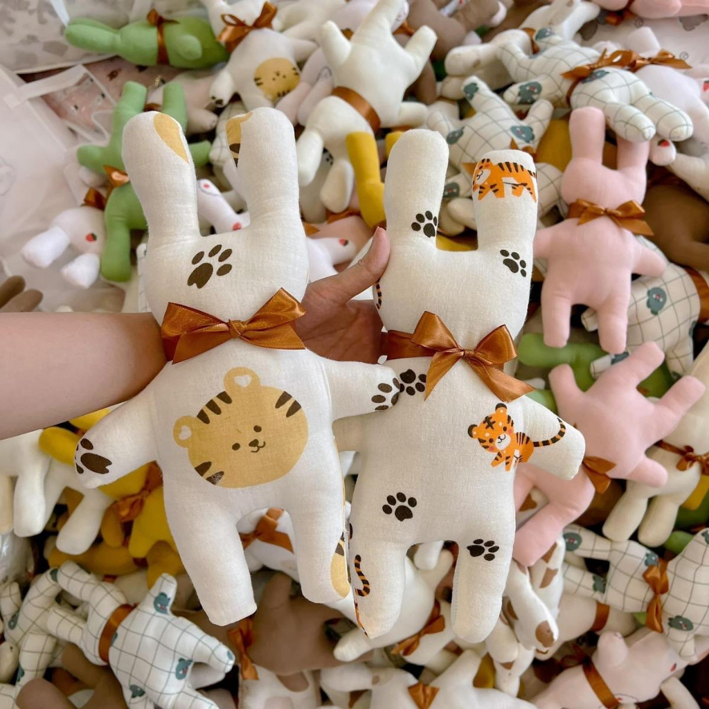 Gấu bông Handmade by ĐẬU ĐỎ Trẻ sơ sinh Mềm Quà tặng Em bé