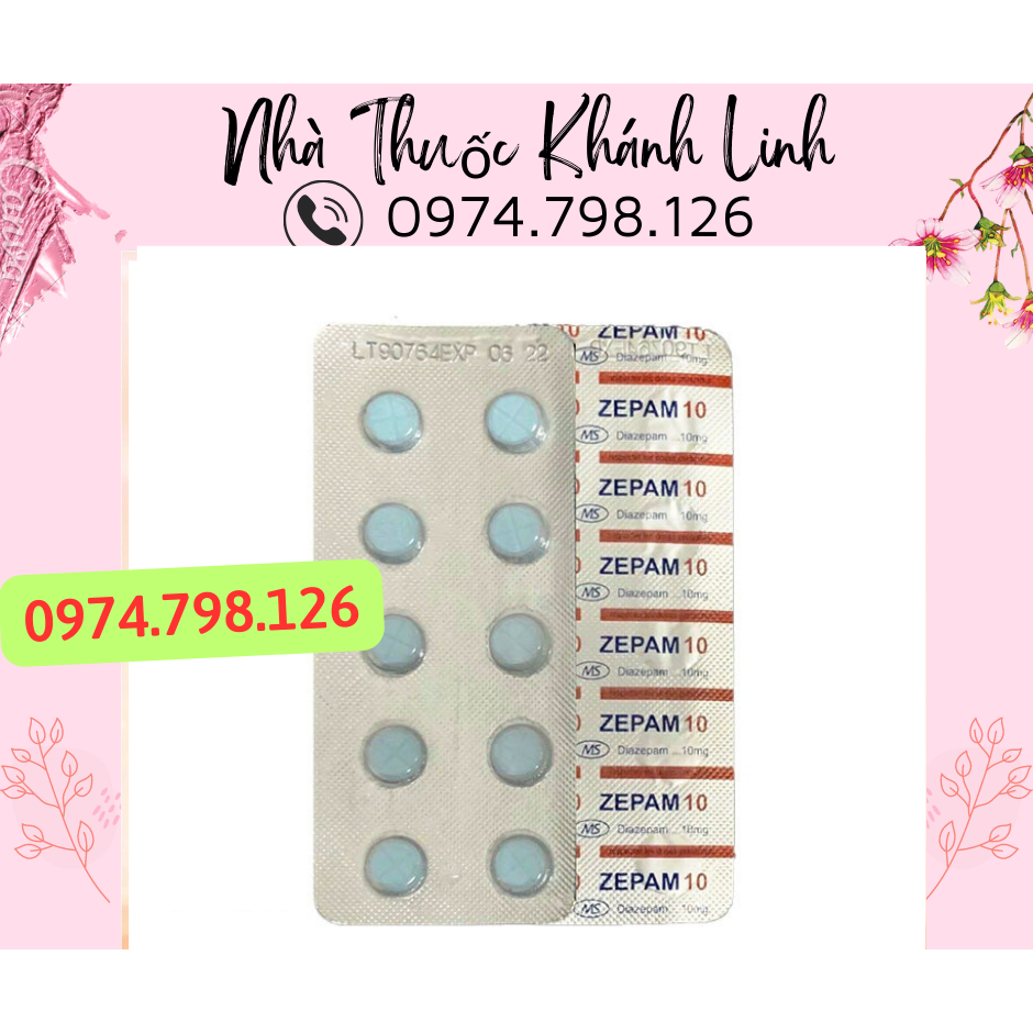🌺 Trả đơn ba khía Bromal_éx - Díàzep_am 10mg 1 vĩ 10 viên