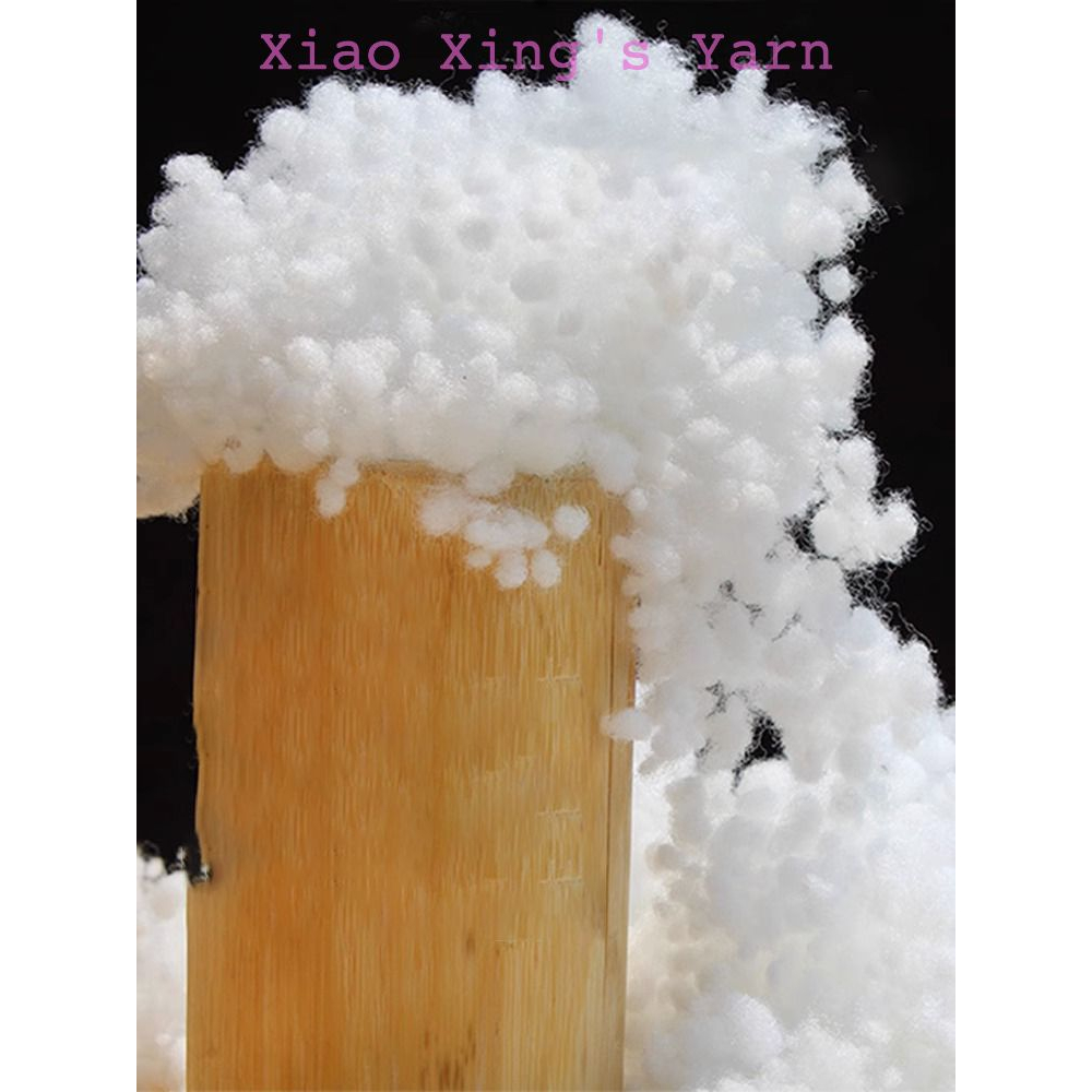 Bông gòn bi A nhồi thú bông, móc khoá đan móc len loại tốt an toàn cho bé | Xiaoxingyarn