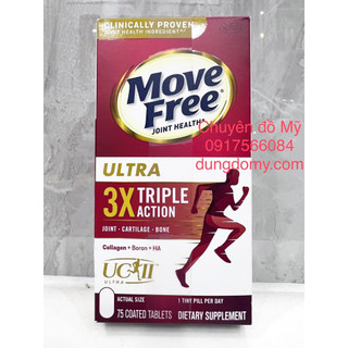 Date T11/2025_ Viên uống giảm các cơn đau khớp Schiff Move Free Ultra 75 viên của Mỹ