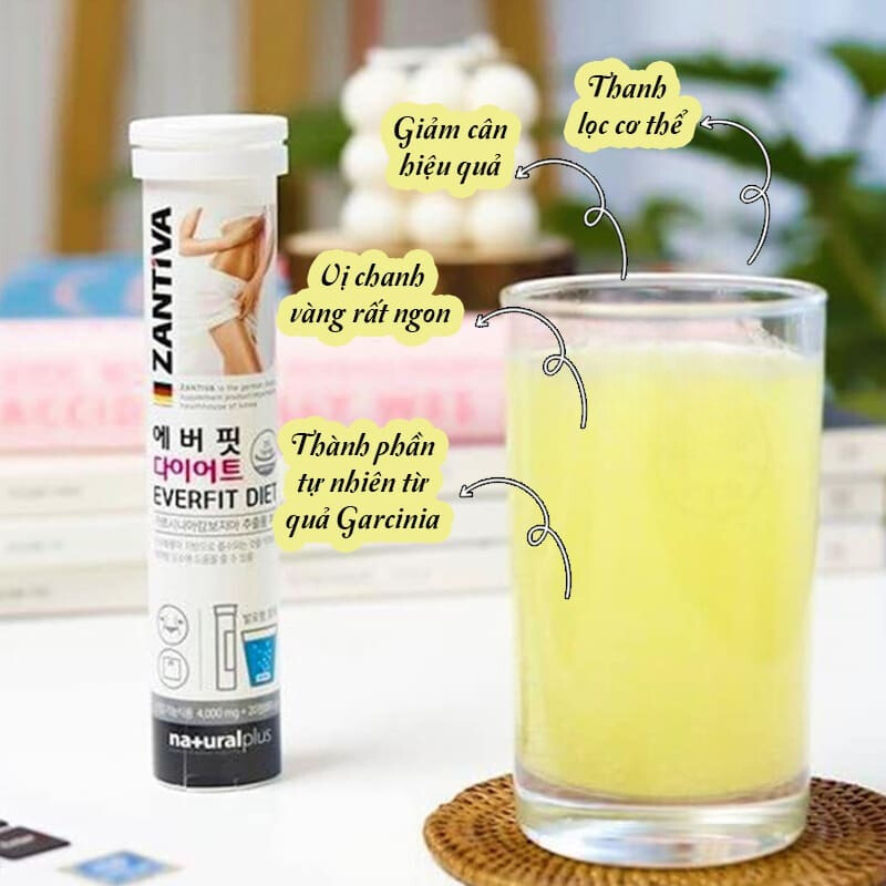 Viên Sủi Hỗ Trợ Giảm Cân ZANTIVA EVERFIT DIET