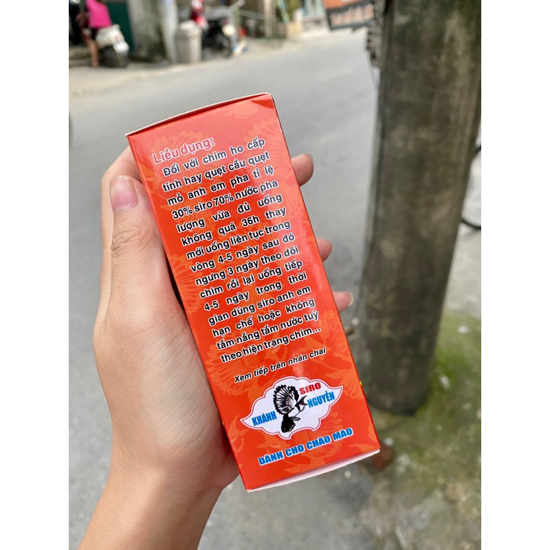 Th uốc ho cho chào mào