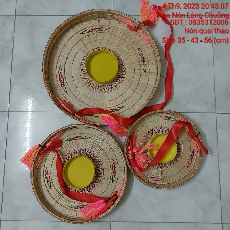 Nón quai thao hàng đẹp các size