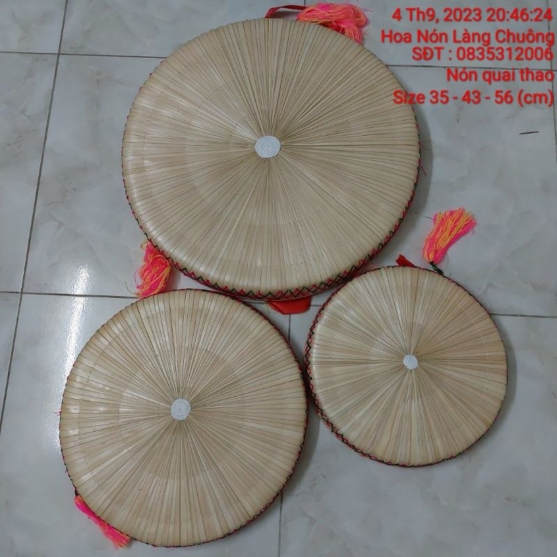 Nón quai thao hàng đẹp các size