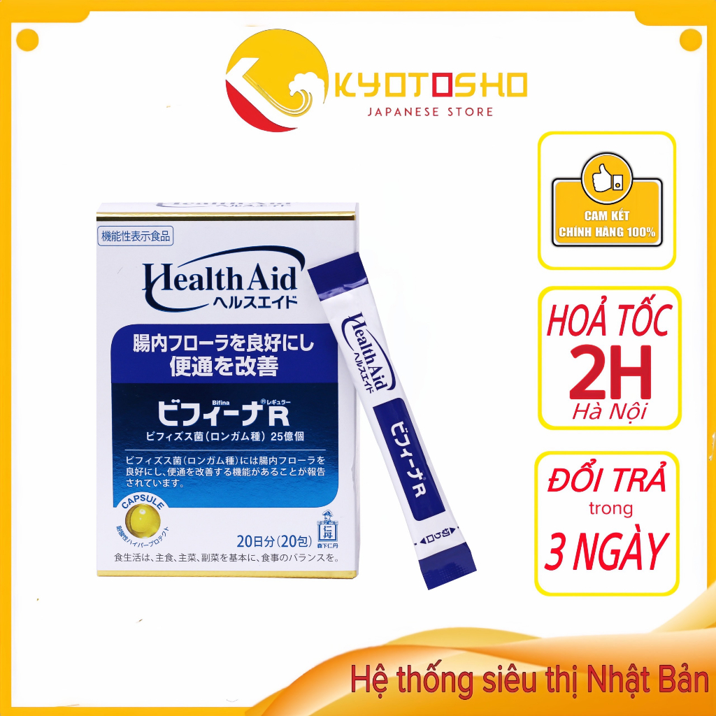 Men vi sinh Bifina Nhật Bản- Loại R 20 gói